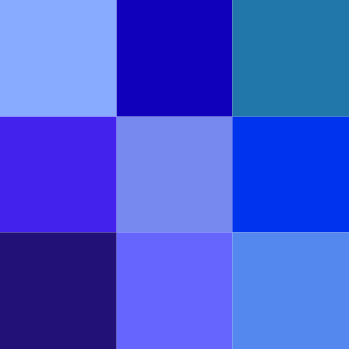 青